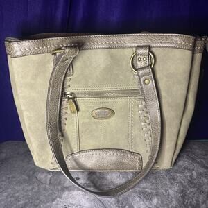 Born b.o.c Olive Green Shoulder Bag Born Concept Purse Handbag EUC